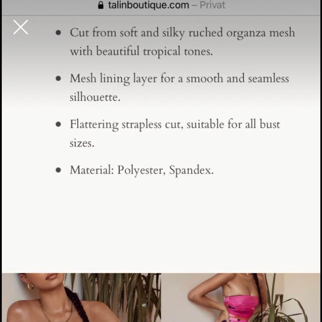 Midi från Talinboutiqe | rosa klänning - 91