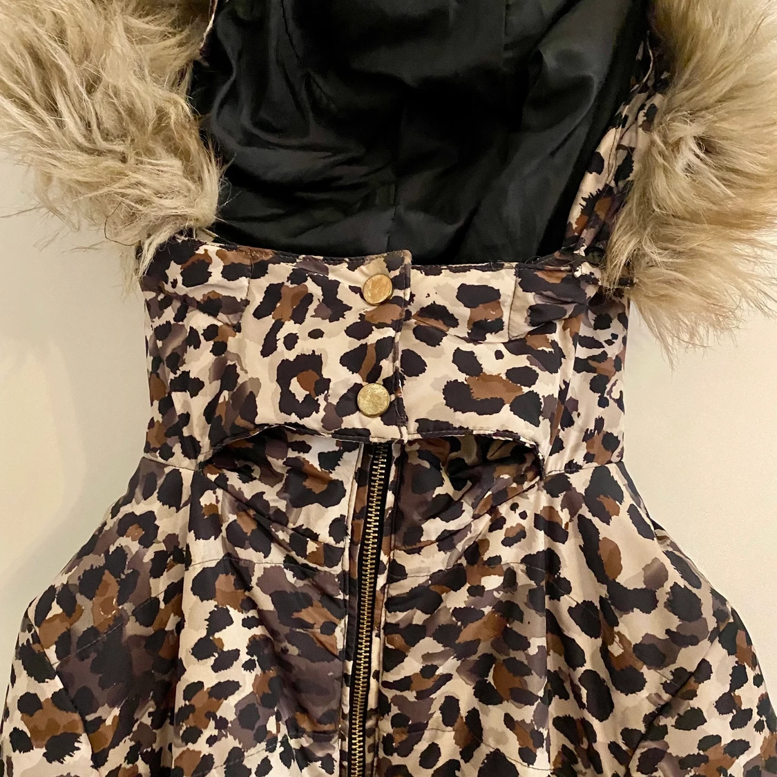 Leopard gosig jacka - XS/S  - 91