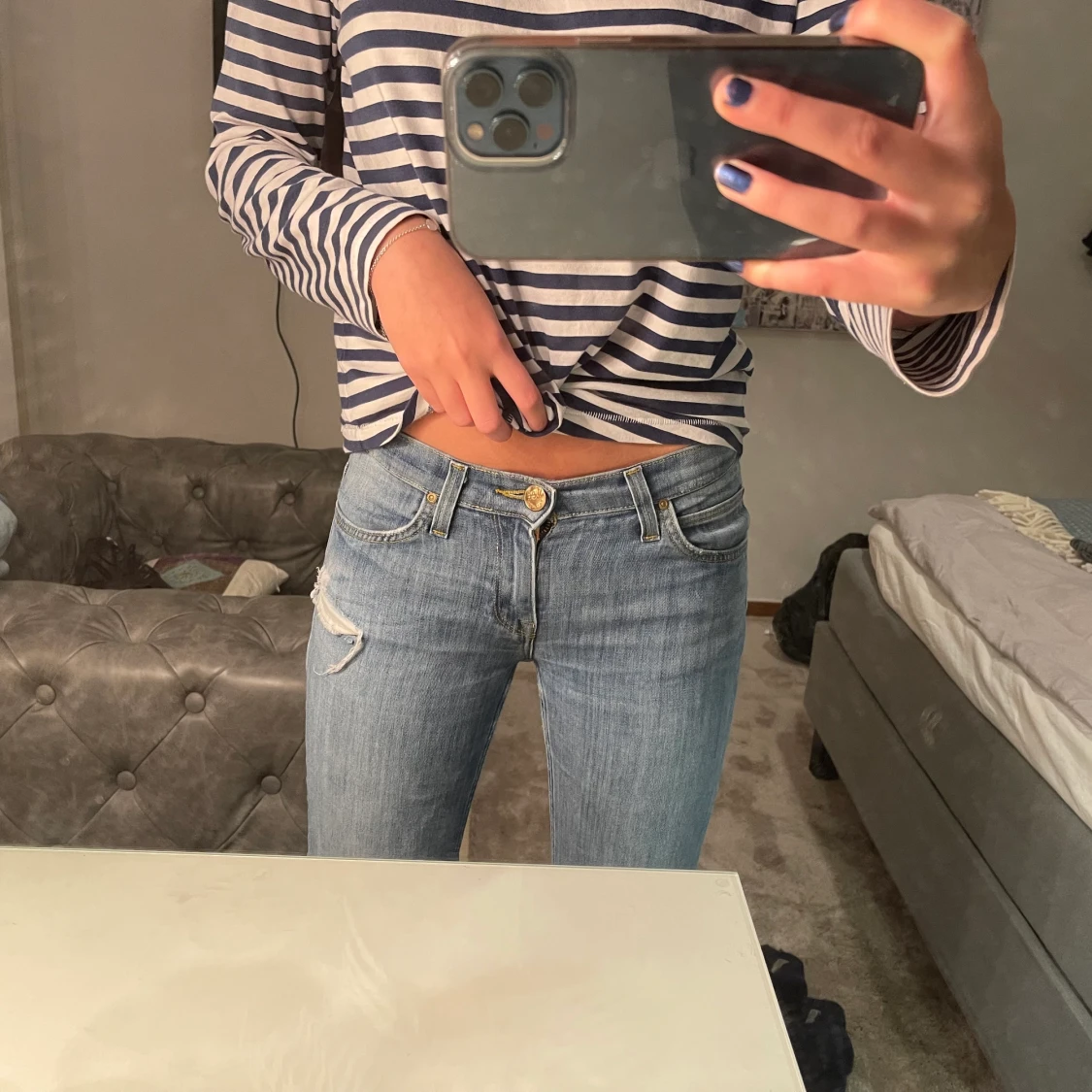 Lågmidjade Flaire Jeans 