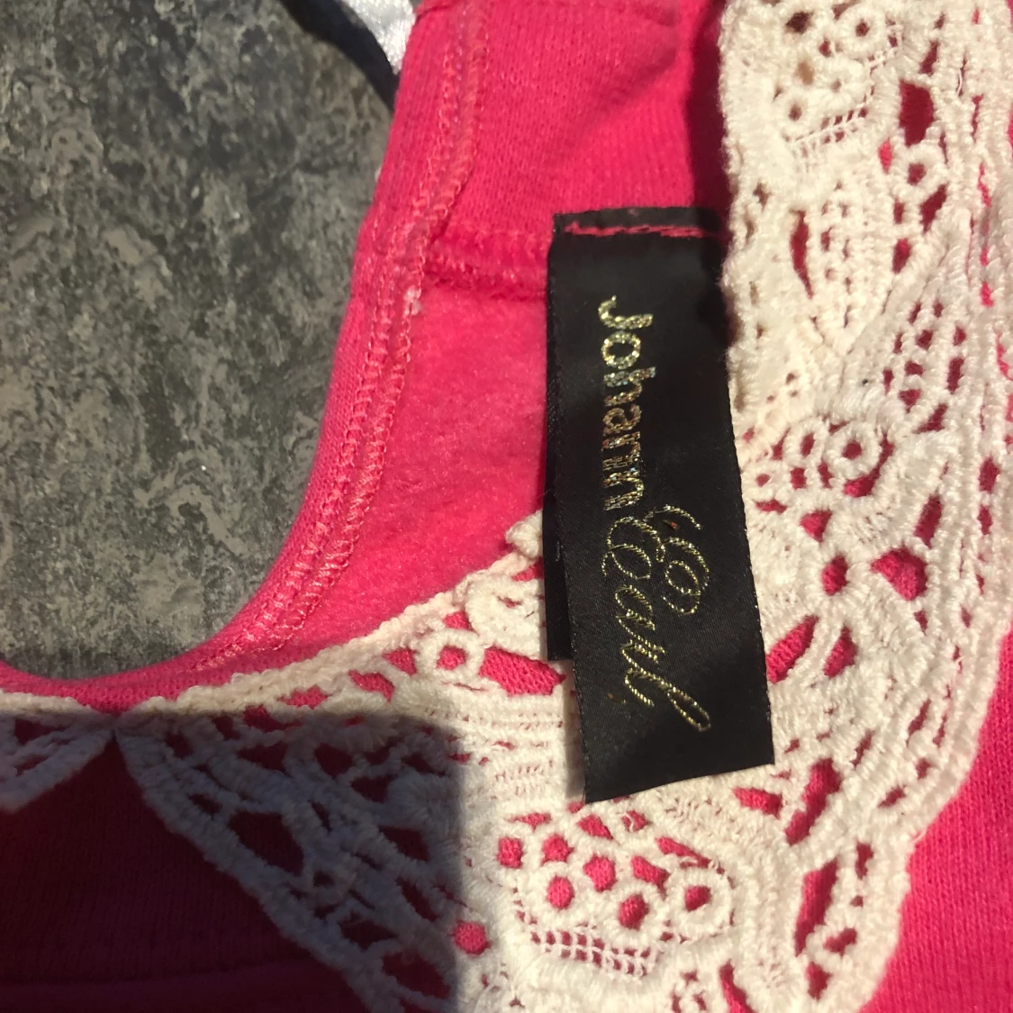 Rosa hjärtan tröja xs - 90