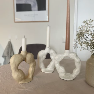 Handgjord ljusstake  - Gör på beställning därmed kan man välja färg och dom kan skilja lite i utseende. Skicka ett meddelande till mig för att göra beställningen. Passar perfekt till vårens inredning. 