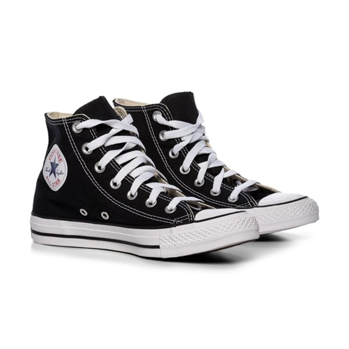 svarta höga converse