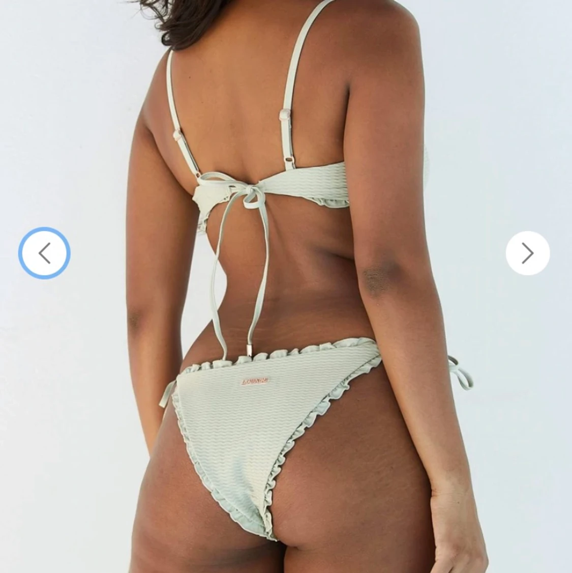Hawaii Textured Bikini Set - Olivgrön  - 90