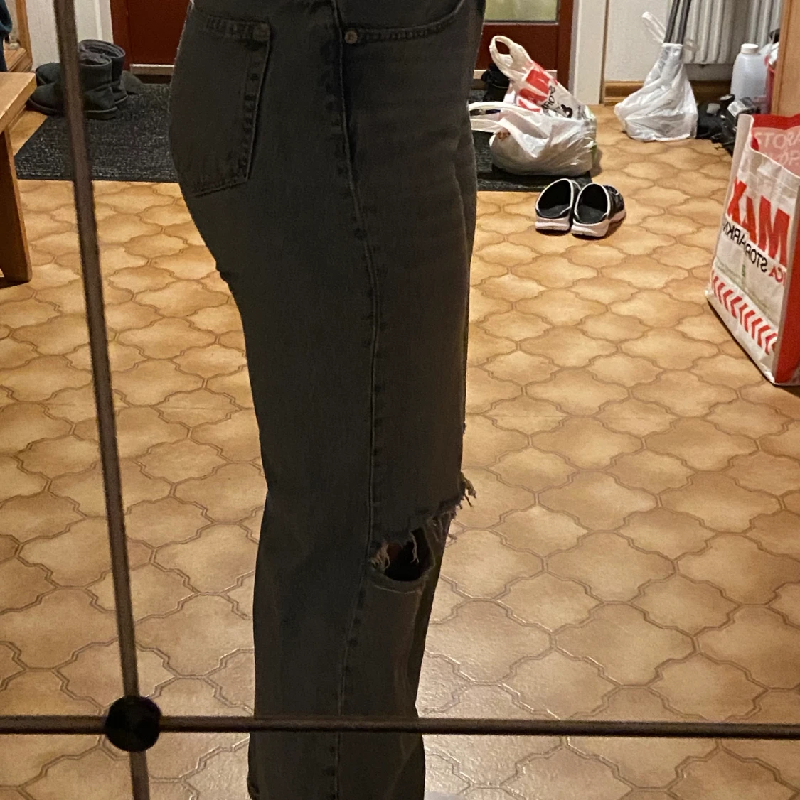 Blåa wida jeans🥰 - 90