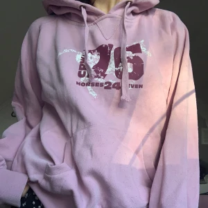 Pink Hoodie - En rosa vintagehoodie från CRW (Classic Riding Wear) Storlek: M