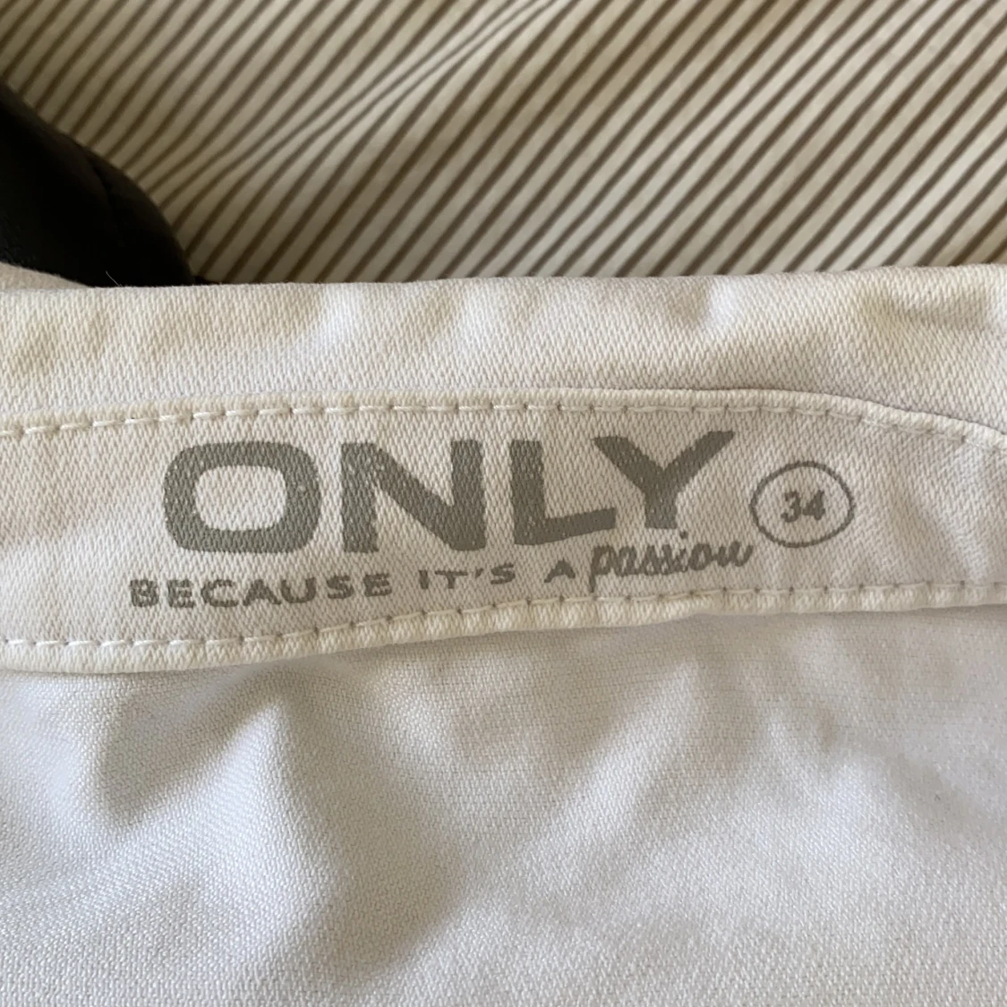 Vit Jeansjacka  - 91