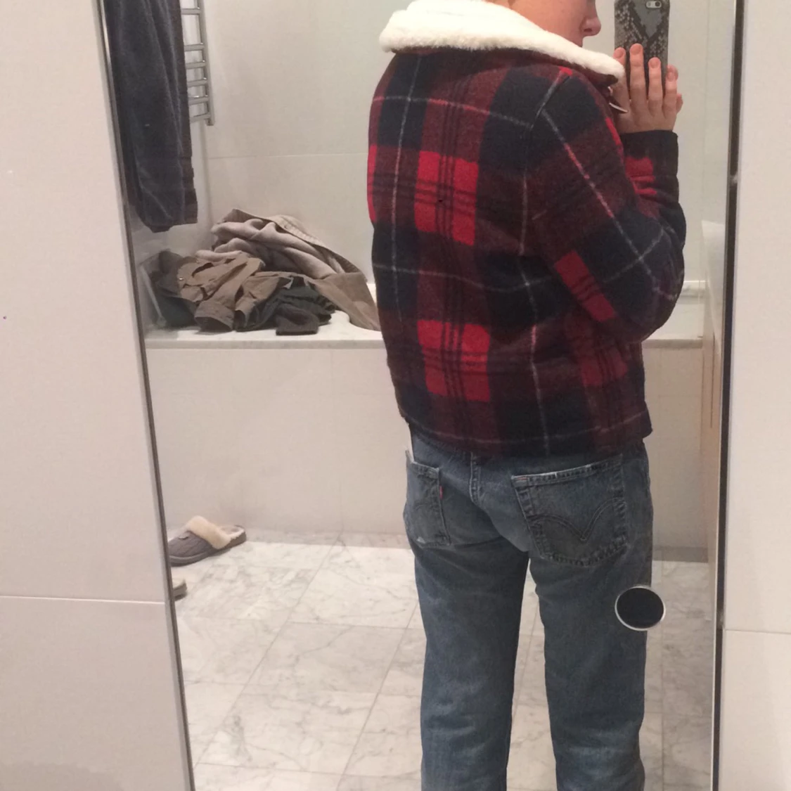 Kort shearling kappa - 91