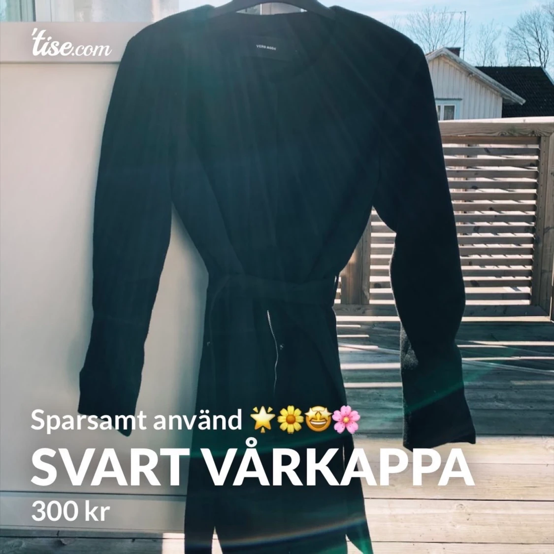 Svart kappa från vero Moda 🌟
