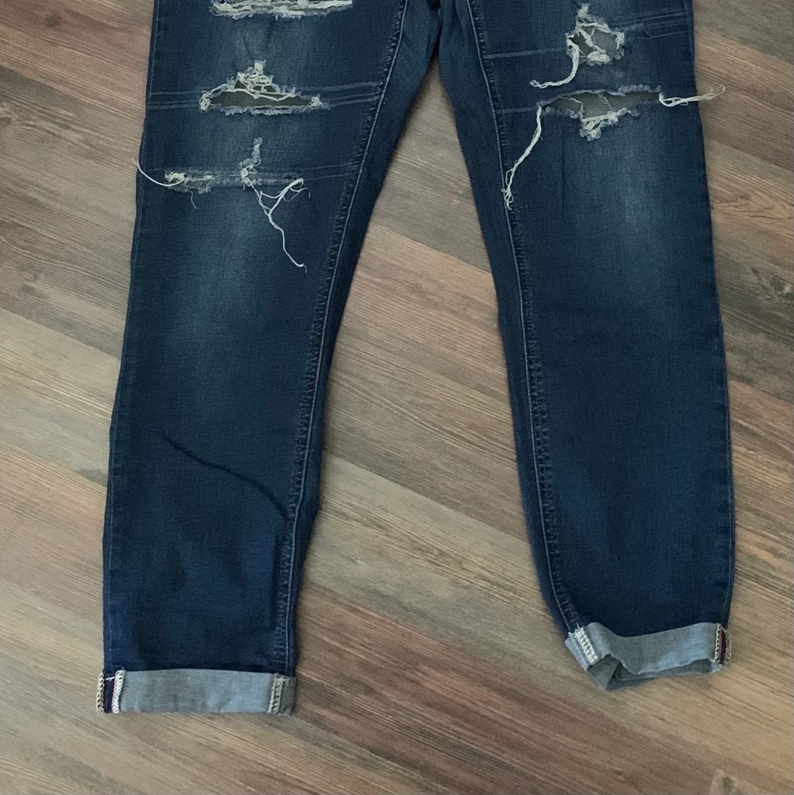 Blåa plus size jeans  - 90