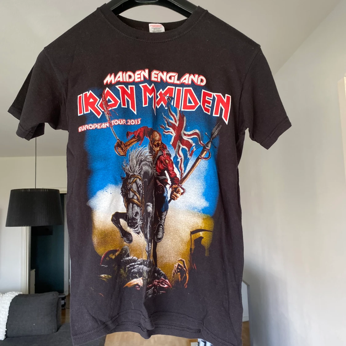 Svart Iron Maiden Tshirt