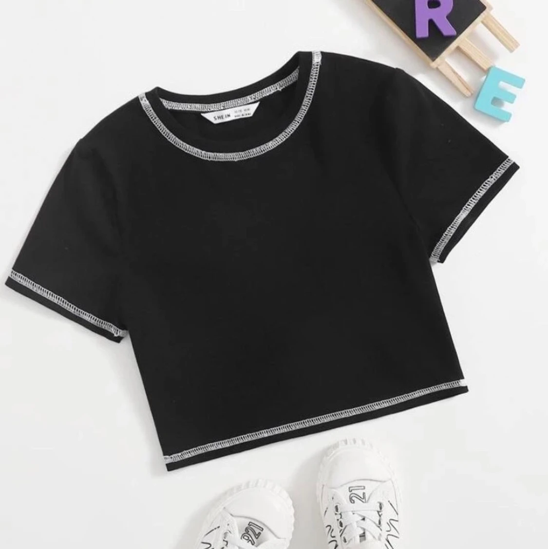 SHINE t-hirt formade crop tops - 90