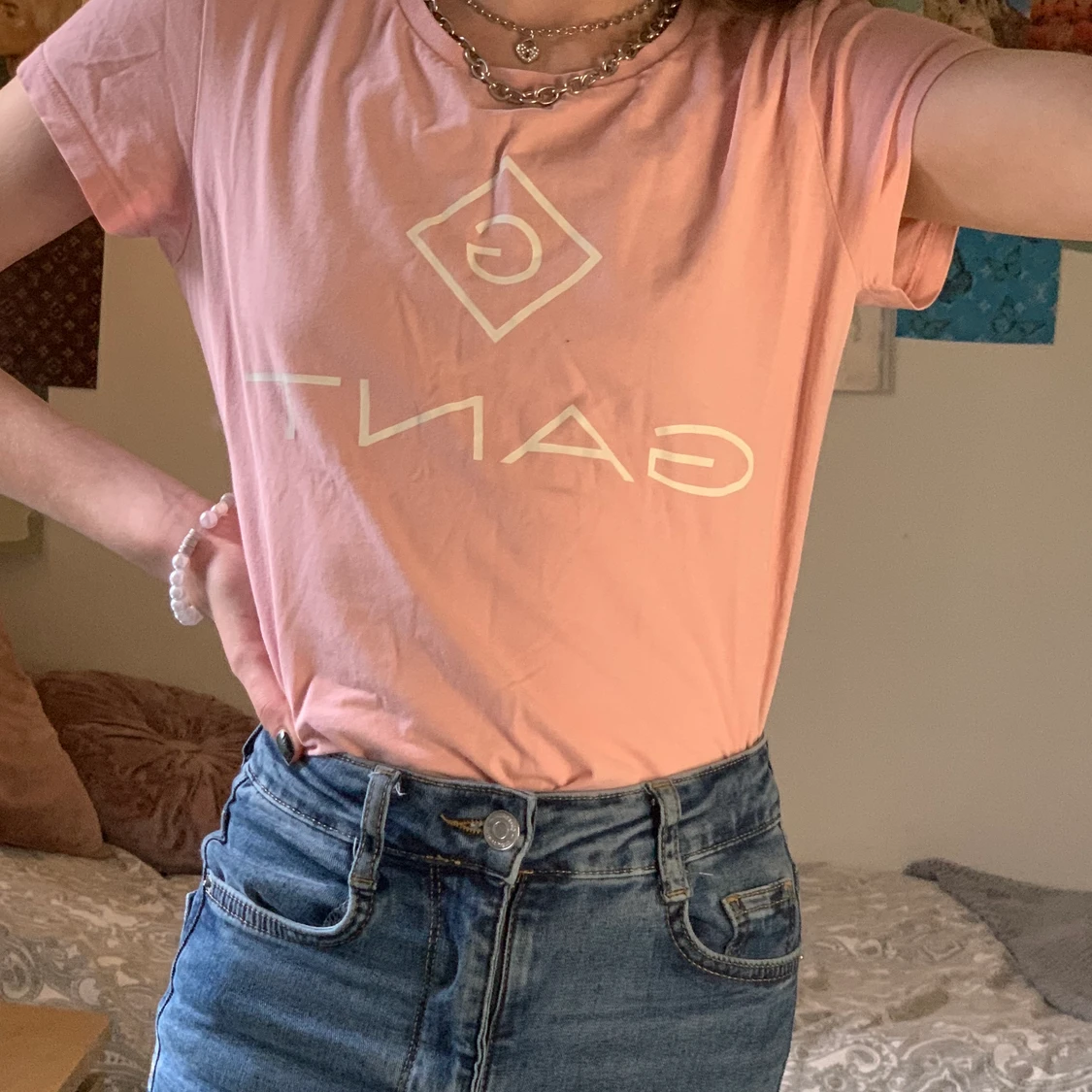 Gant tröja rosa - 90