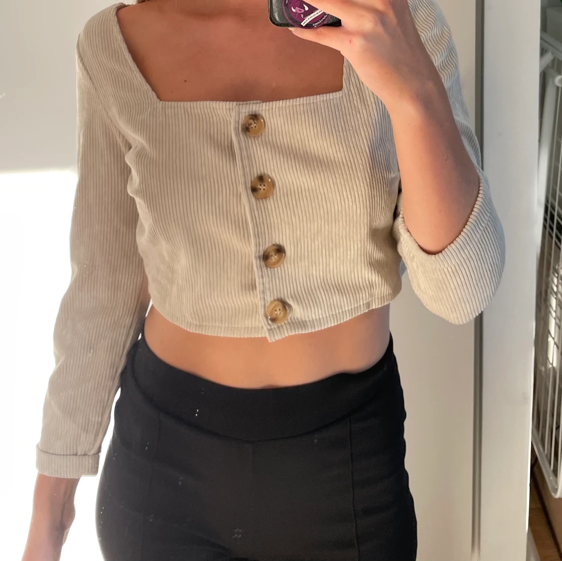 Beige topp  - 90
