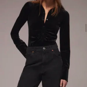 Body i sammet - Body i svart sammet från Zara. Aldrig använd. Fler bilder kan skickas vid efterfrågan. 100kr+frakt🌞