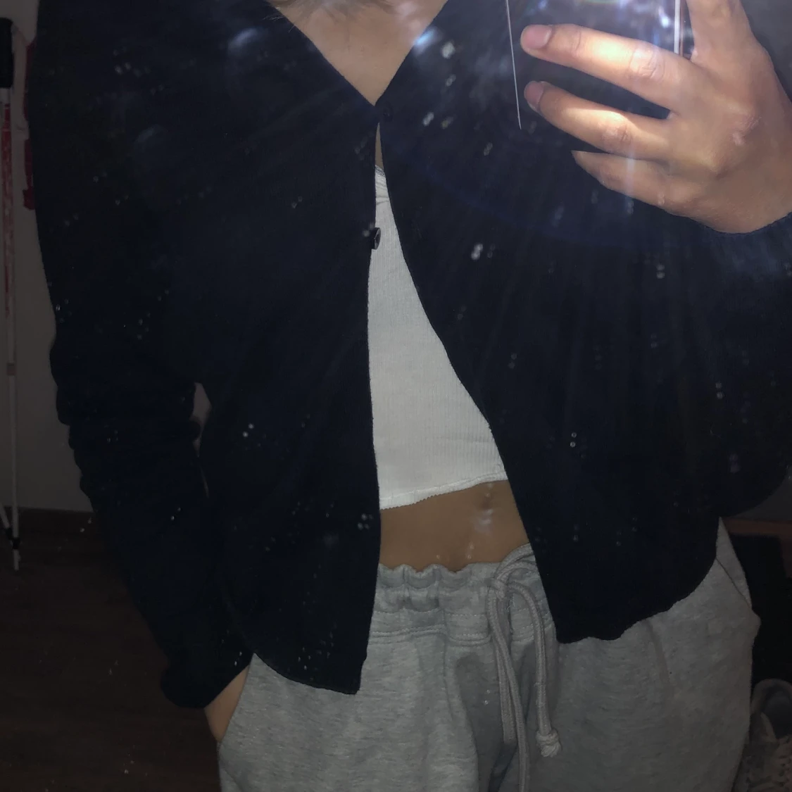 svart kofta storlek m - 90