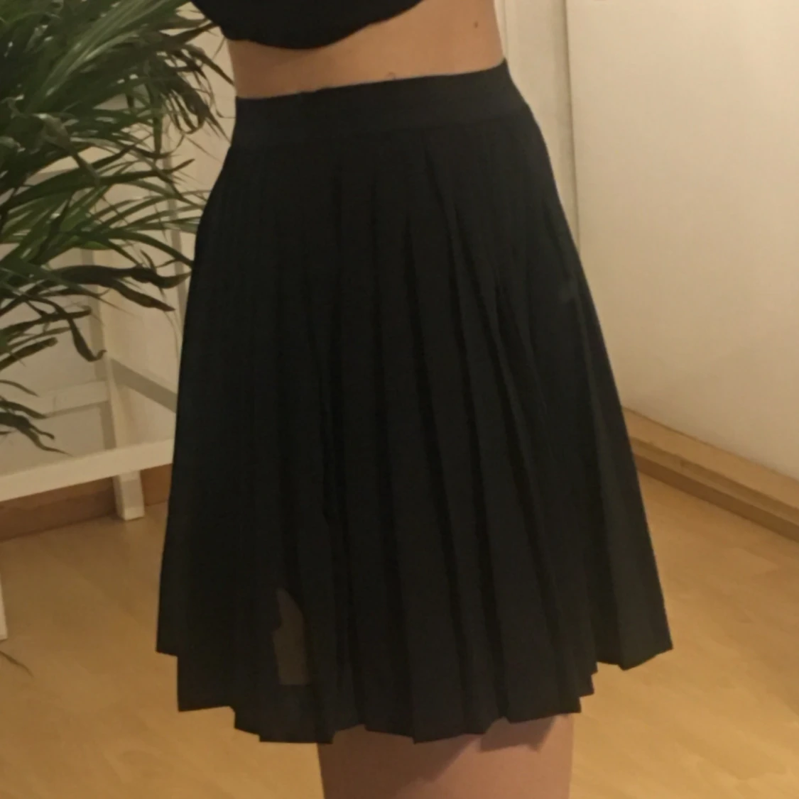 Plissead svart kjol 🖤 - 91