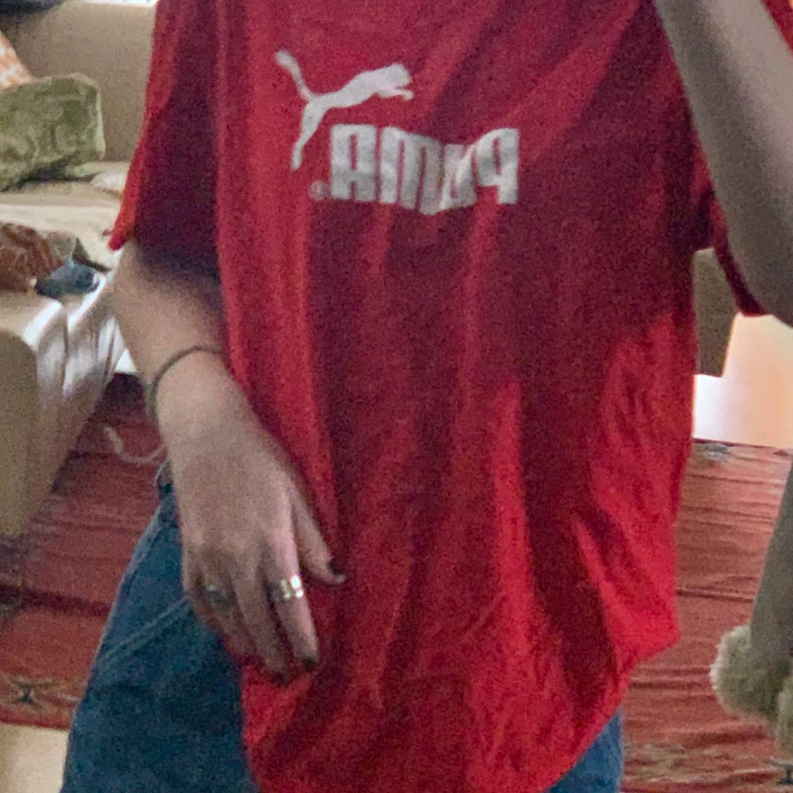 Röd puma tröja - 90