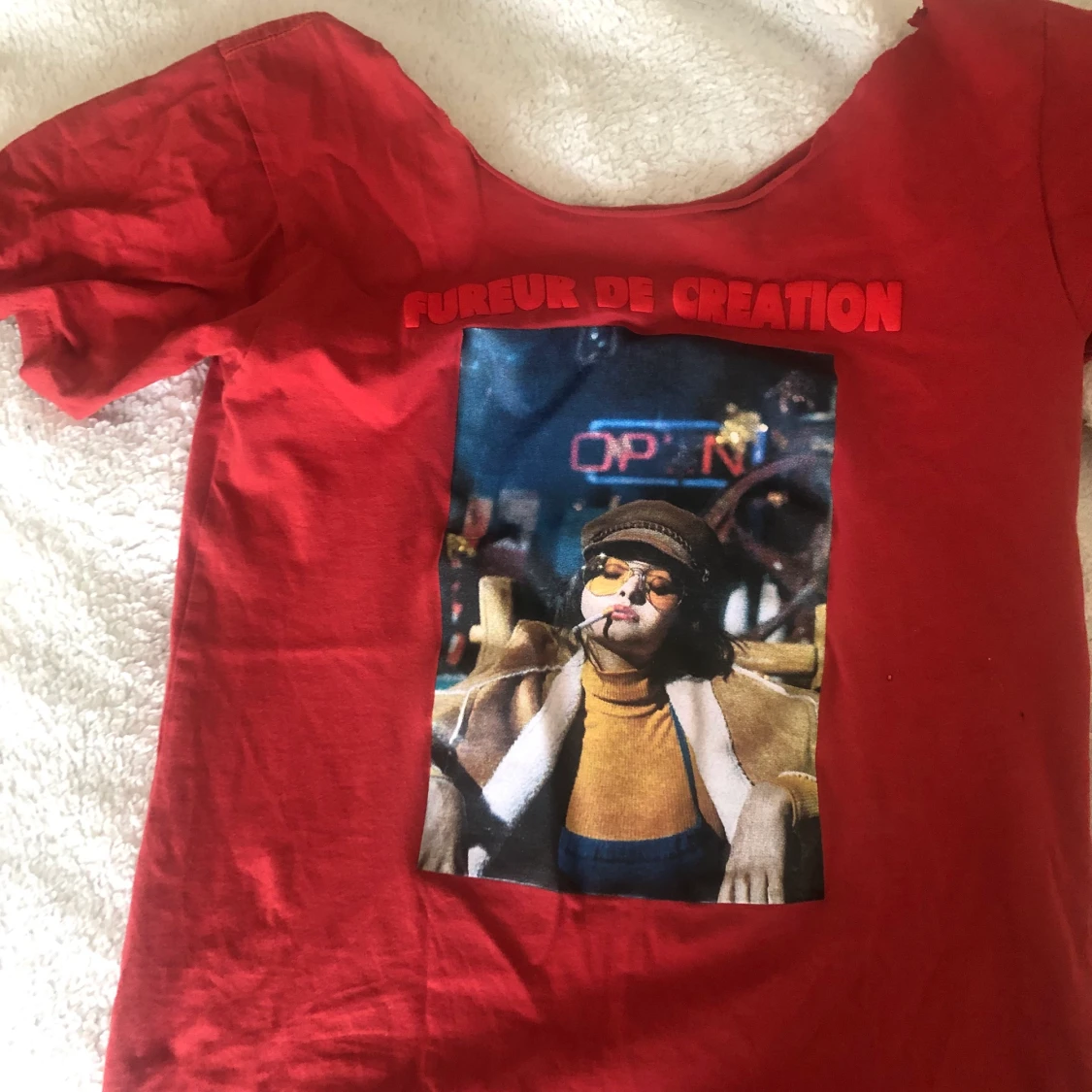 T-shirt med tryck - 91