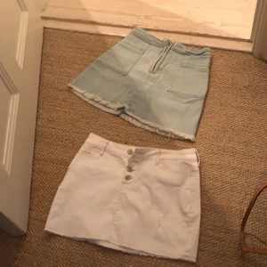 Jeanskjolar - 2 st jeanskjolar (startpris 50kr styck) !!   