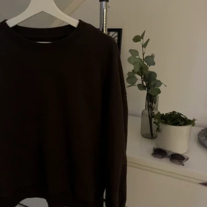 Brun sweatshirt i storlek M🤎⚡️ - Jättefin sweatshirt i super fin brun nyans!🤎                       Säljer pga den är för liten för mig. 90kr plus frakt.📦 