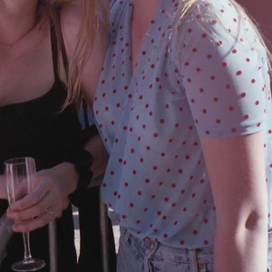 Blus - Blå blus från zara 