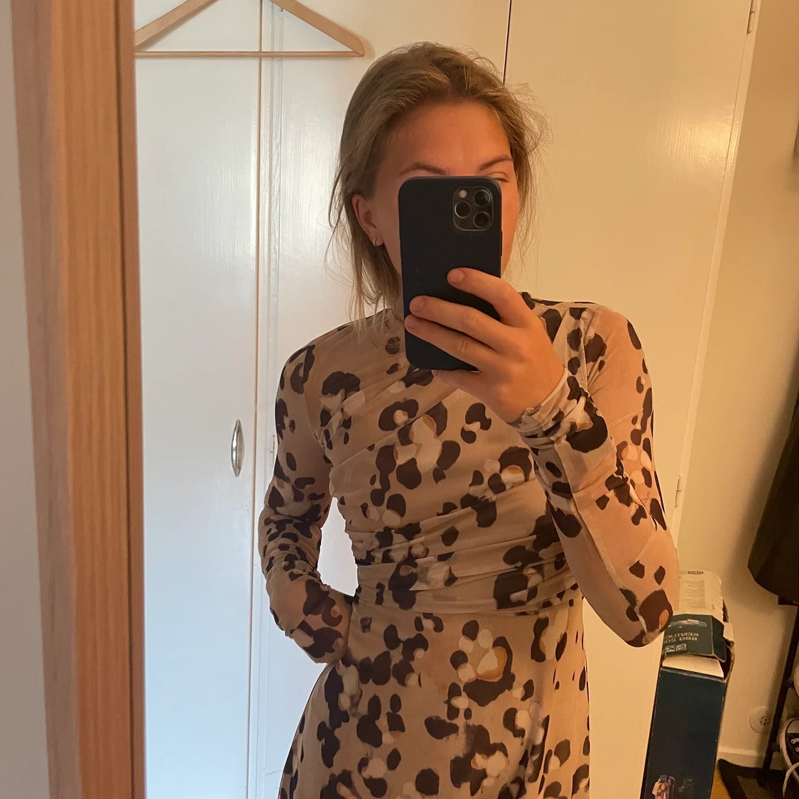 Leopard klänning