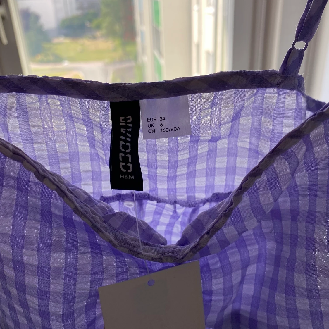 Rutig klänning - 90