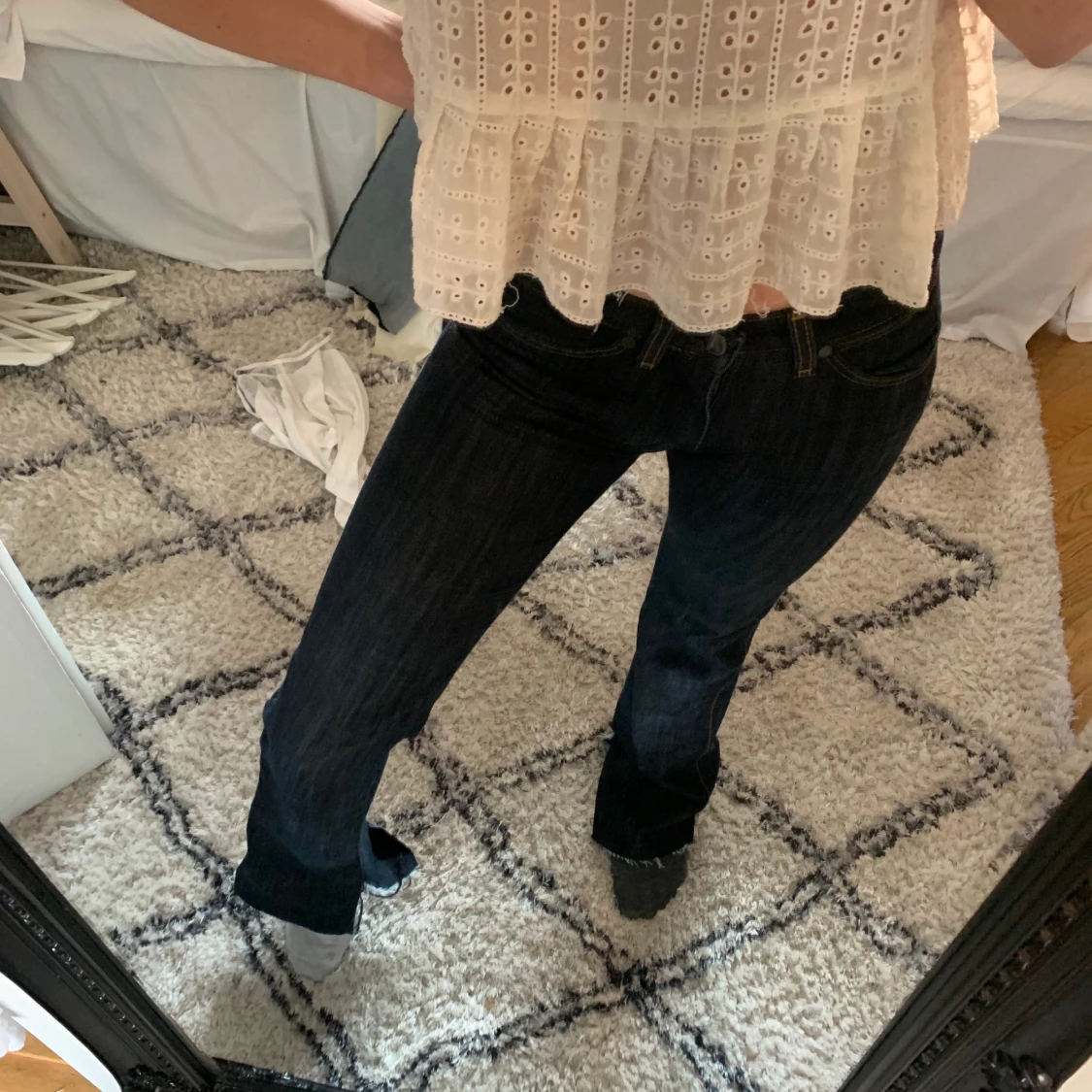 Jeans ifrån wrangler  - 90