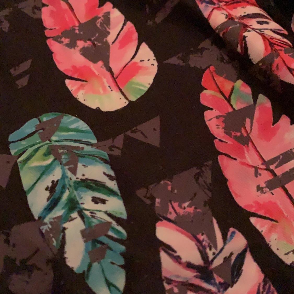 Baddräkt med mönster och öppen rygg - 91