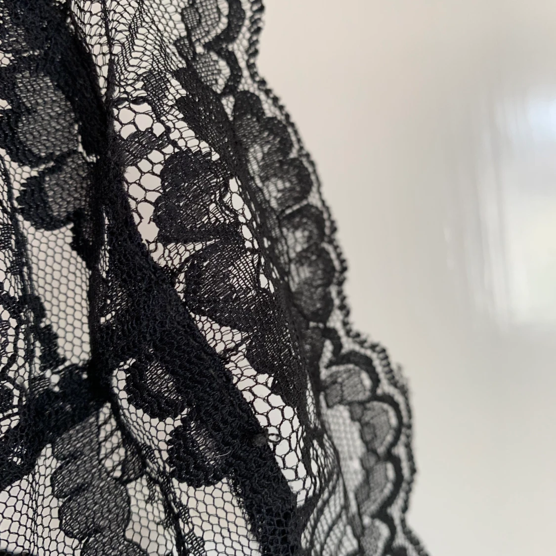 Svart spets bralette  - 90