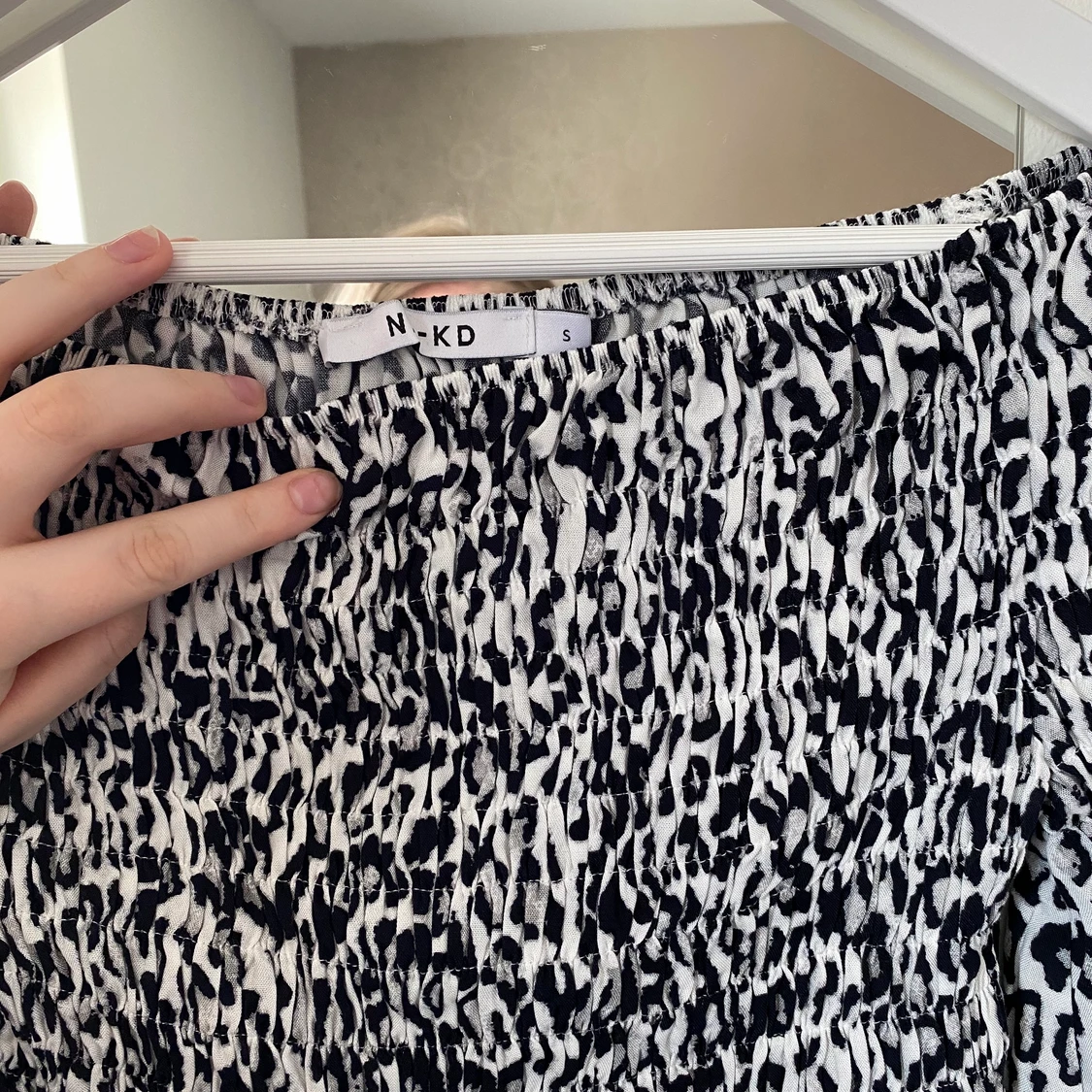 Leopard off shoulder topp - 91