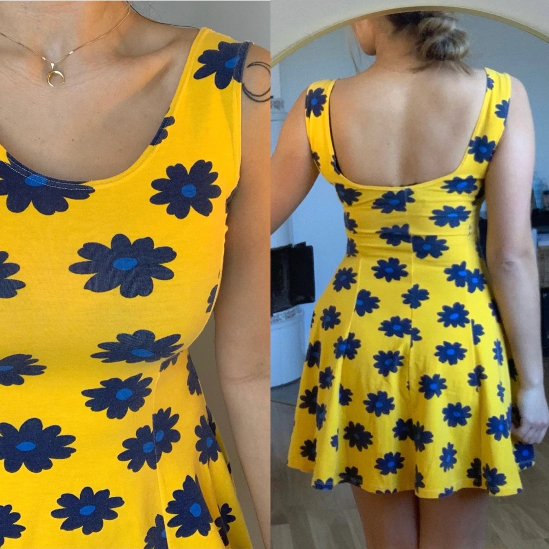 Blommig 70-talsklänning  - 91