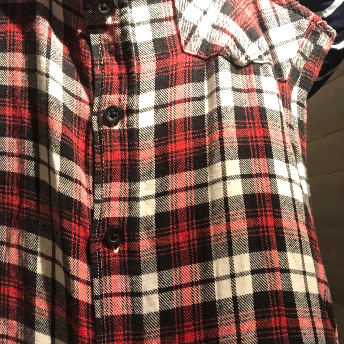 Tote bag gjord av flanellskjorta  - 91