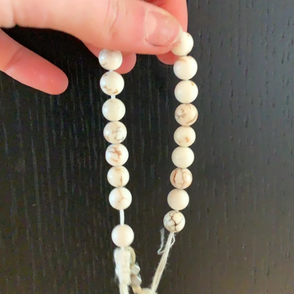 Marmor pärlarmband - 91