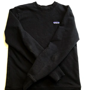 Stilren crewneck från Patagonia - Snygg, enkel och stilren tröja från Patagonia i svart med broderad logga. Något smalare i passformen och passar både killar och tjejer. Från ca. 2016