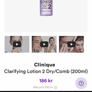 Clinique clarifying lotion  - Säljer denna för 50kr, Orginalpris 230kr. 