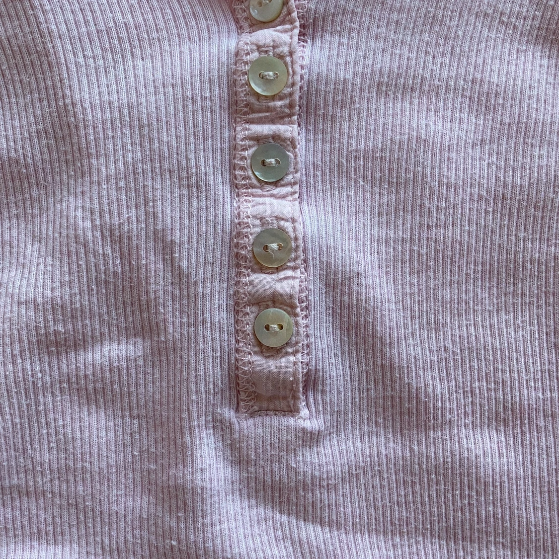 Fin långärmad rosa tröja - 90