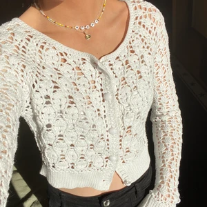 Så söt virkad topp/ kofta - Så söt!!