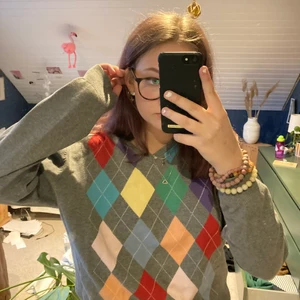 Sweater - Grå och färgglad tröja från Park Lane, jättebra skick säljs då den ej används!!