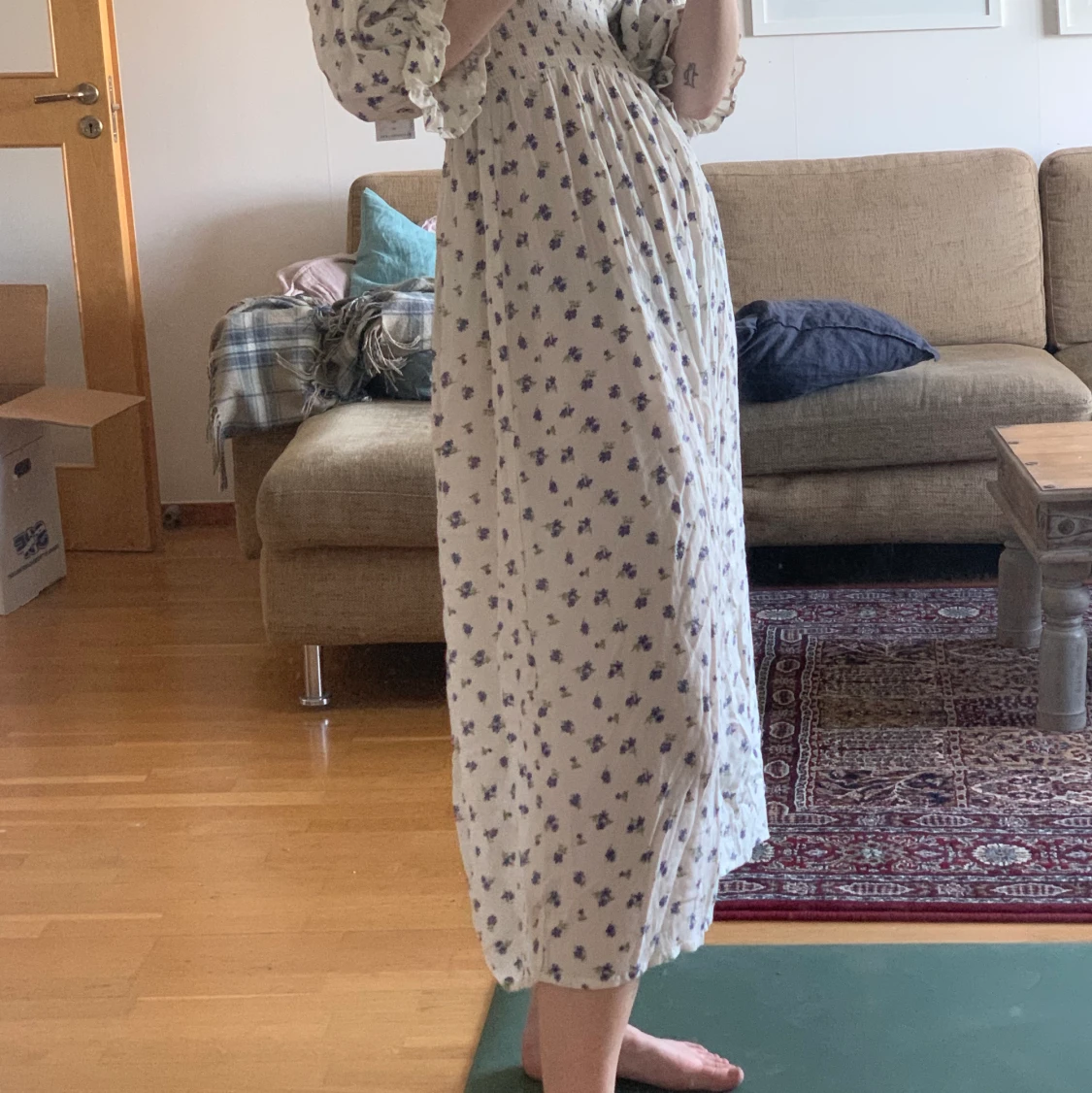 Utsåld Blommig Sommarklänning  - 91