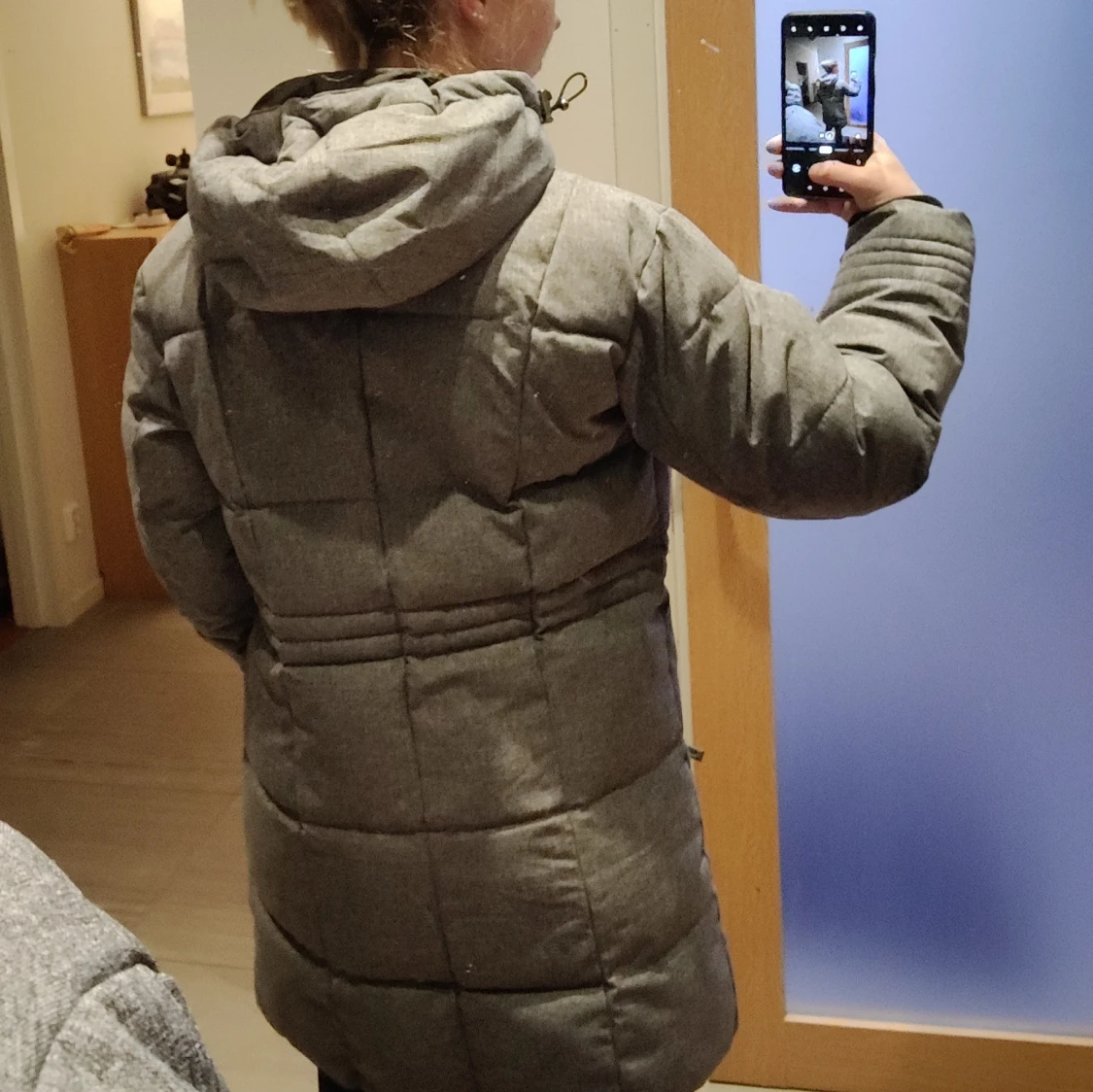 Lång skön vinterjacka/kappa strl Small - 91
