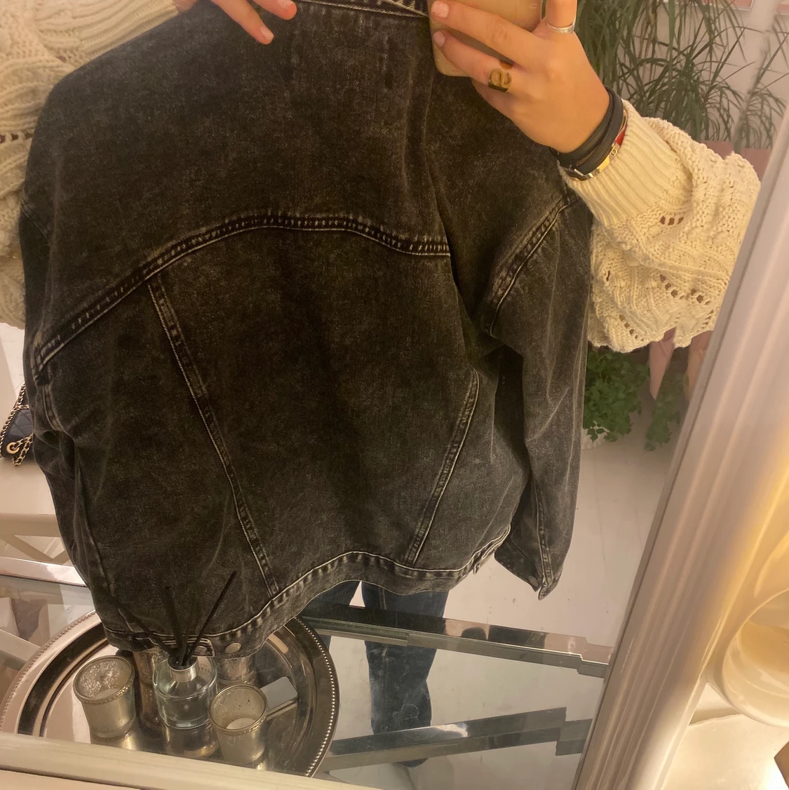 Grå jeans jacka  - 91