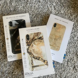 Marble swirl iPhone xs max  - Tre underbara favoriter från ideal of sweden. I denna trio får du tre stycken marmorskal i tre olika färger. Mina absoluta favoriter. Gott som nya👌🏻 Till en iPhone XS Max mobil 
