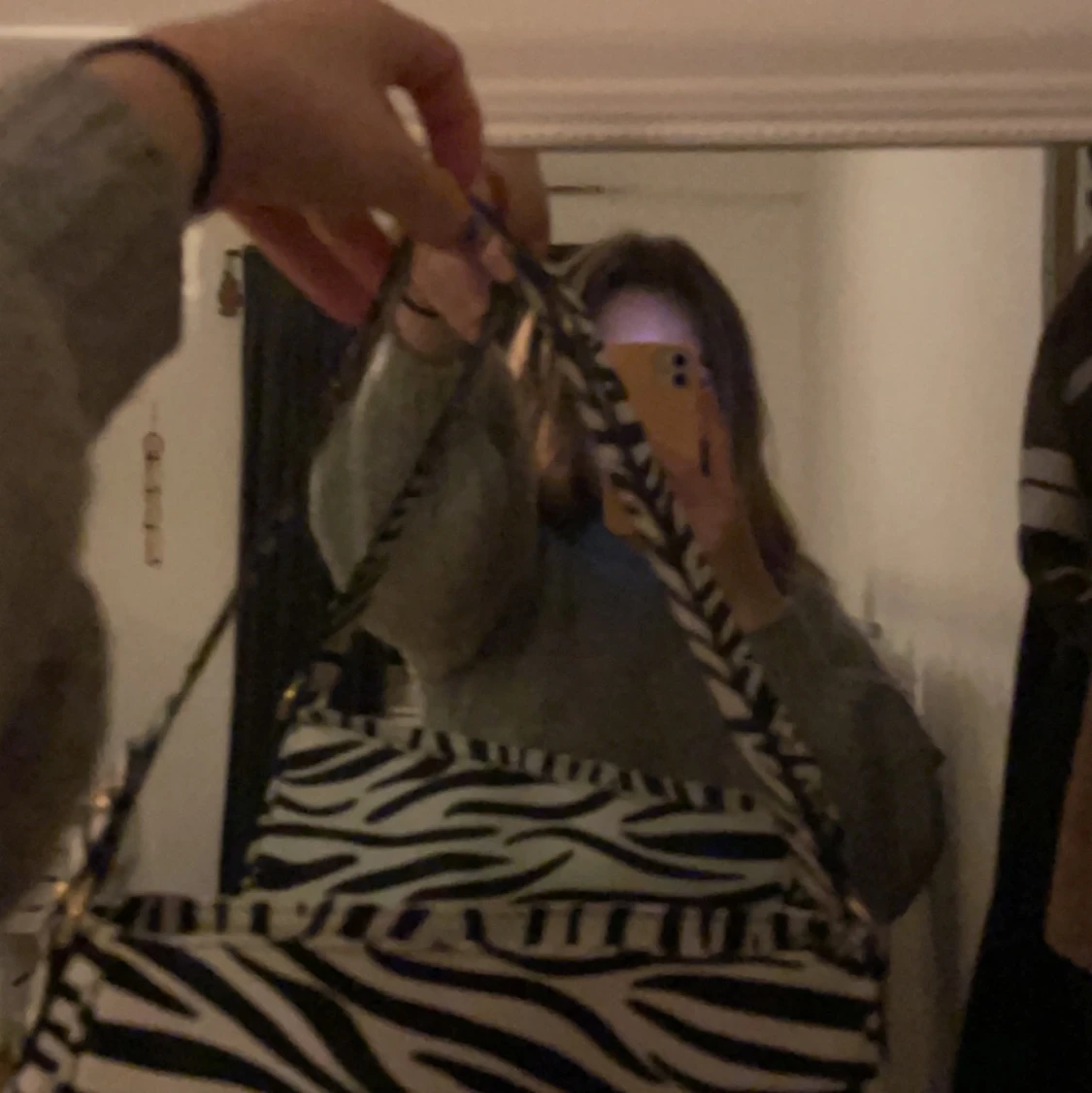 Super fin zebra väska - 90