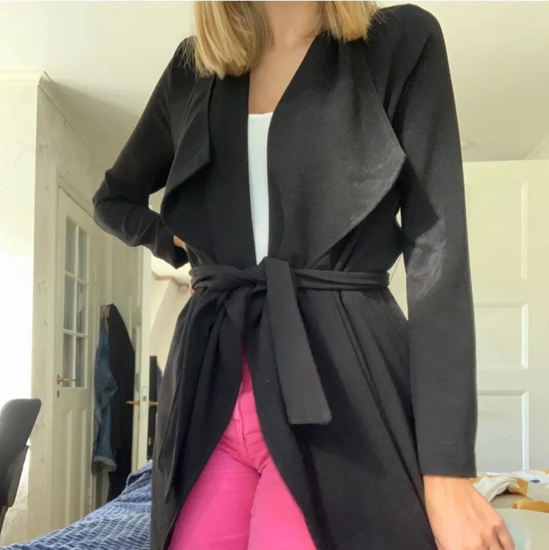 Svart kappa från Only