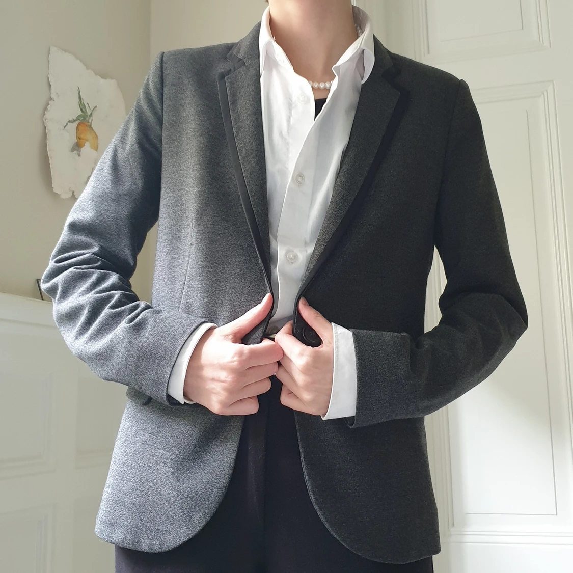 Grå kavaj Mango - 90