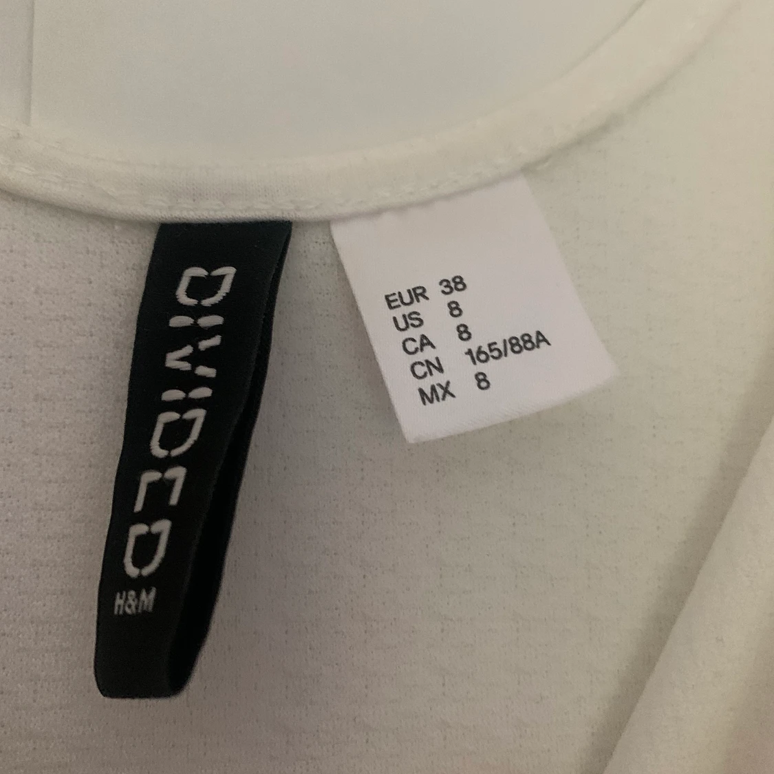 Vit klänning från H&M  - 90