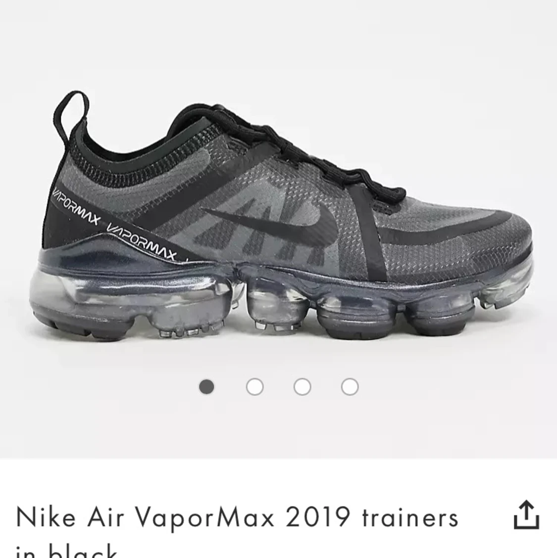 Gråa Nike vapormax