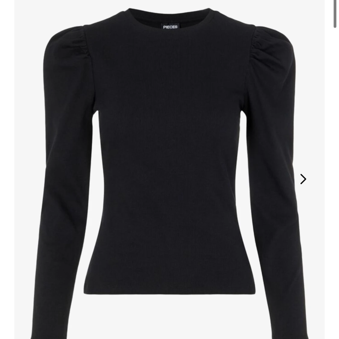 Långarmad svart tröja från pieces  - 90