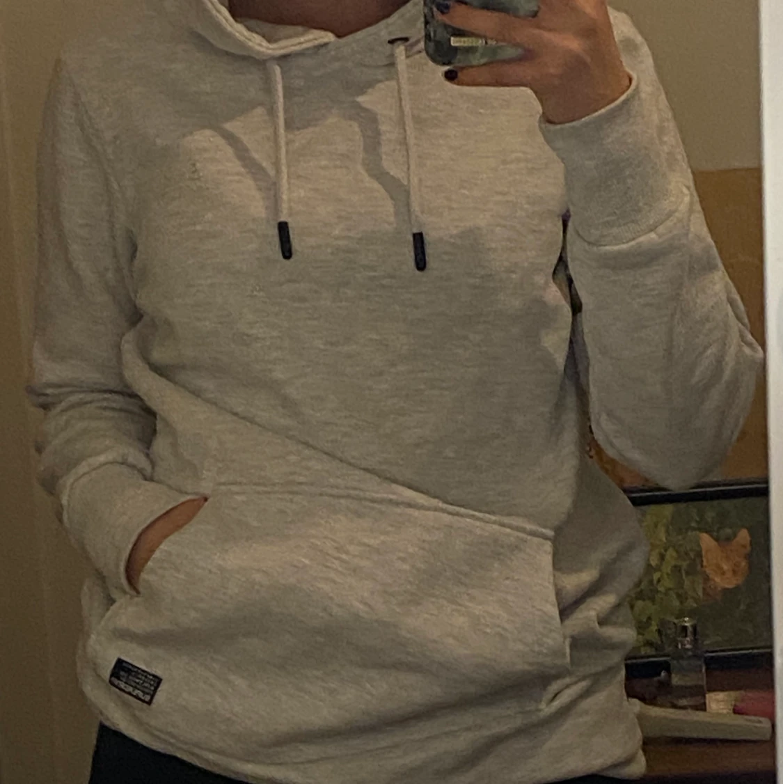 Lång hoodie